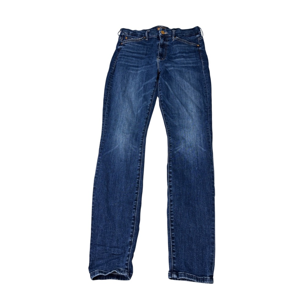 Mother High Waisted Looker Skinny Jeans Teaming Up Wash Blue Womens Size 29X29